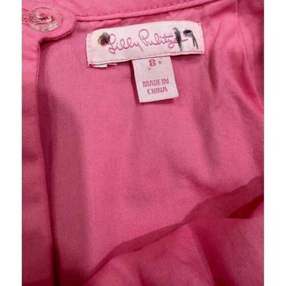 Lilly Pulitzer Pink Lace Overlay Low Rise Mini Skirt Size 8 Pink - Picture 7 of 10
